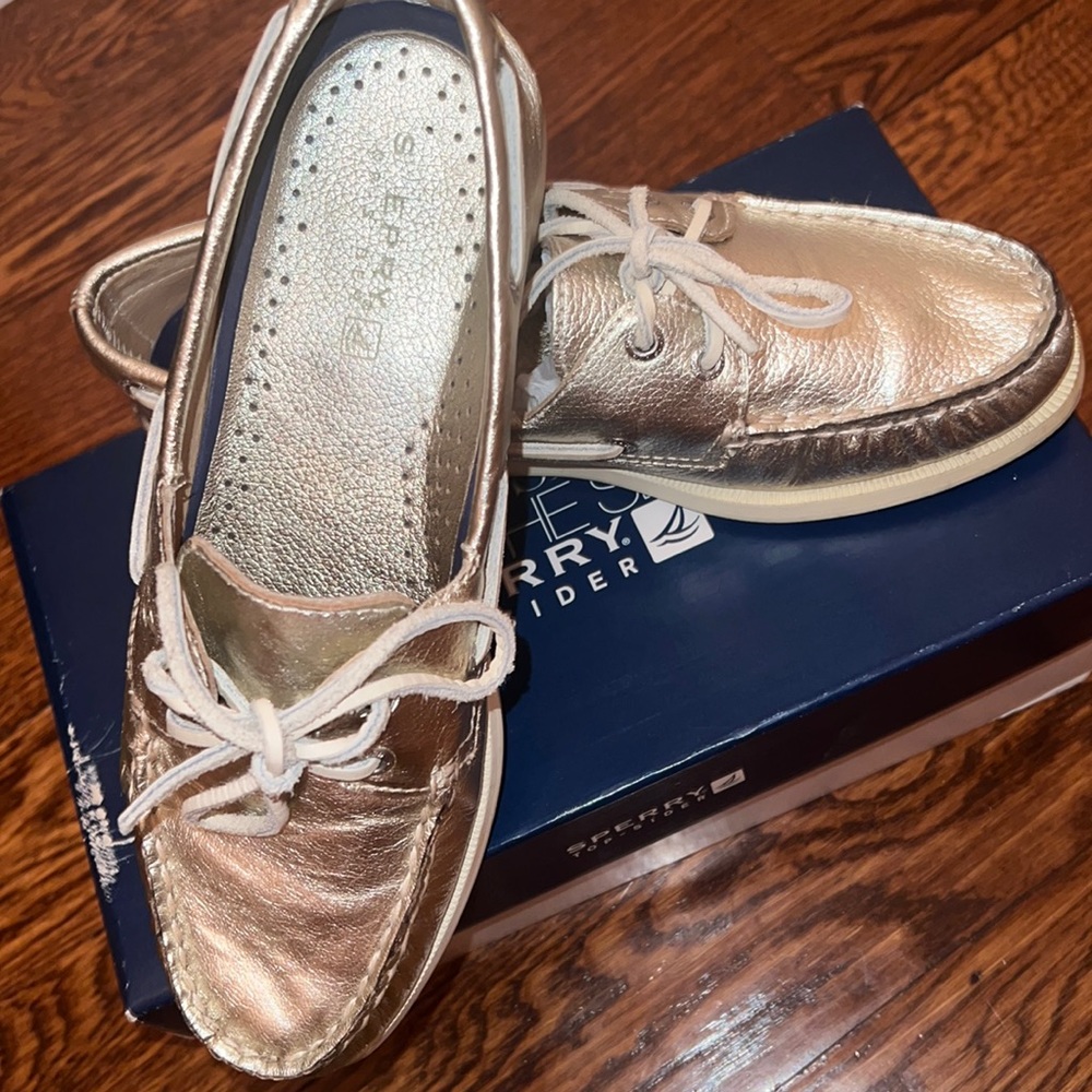 Sperry A/O Gold Shoes